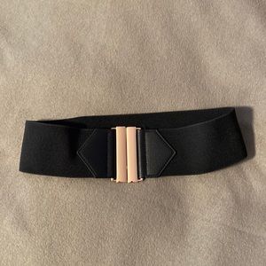 Black elastic belt